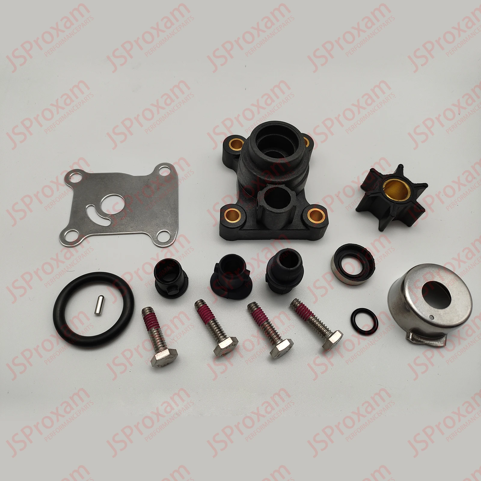 394711 46-02855 386697 Vervangt Fit Voor Johnson Evinrude 391698 18-3327 12050 9.9 15pk Buitenboordmotor Waterpomp Waaier Reparatie Kit