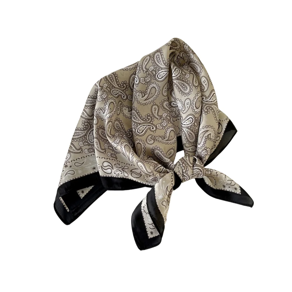 

70*70cm Simulated Silk Square Scarves Neckerchief Tie Soft Satin Scarf Shawl Head Wraps Female Hair Hijab Foulard Bag Ribbon