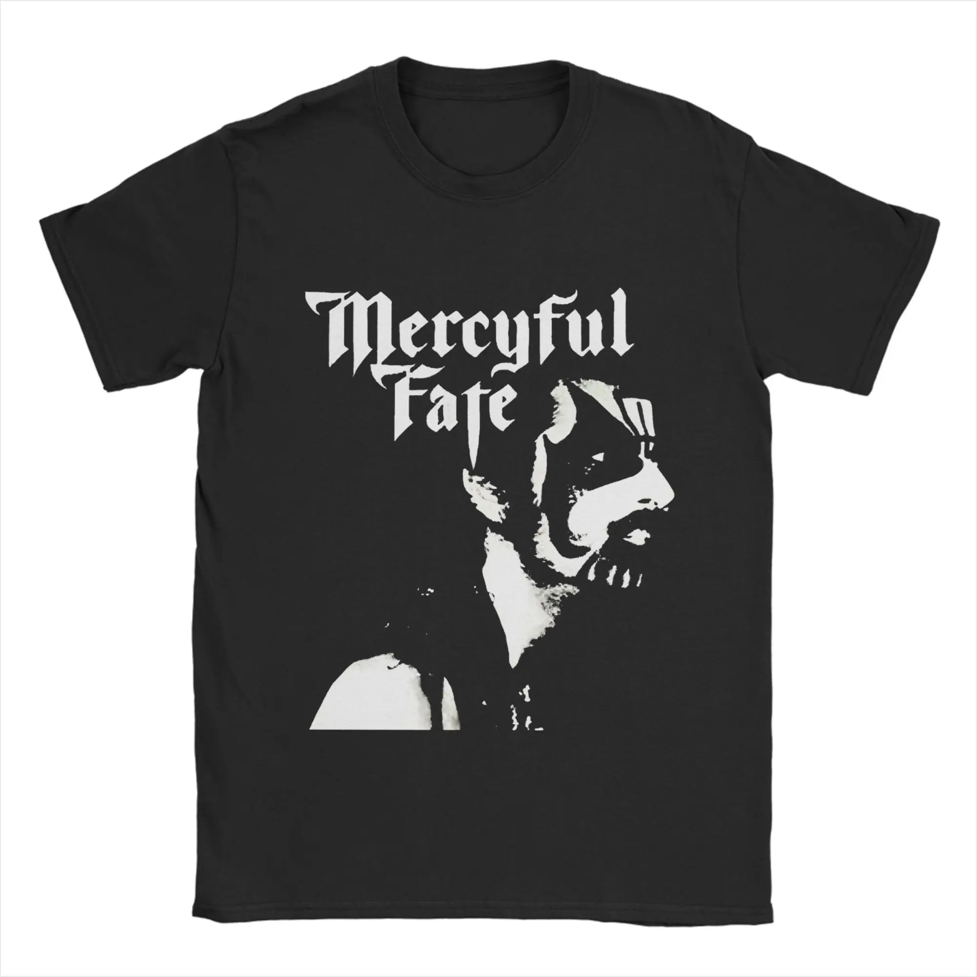 تي شيرت Mercyful Fate Heavy Metal Band للرجال والنساء تي شيرت مطبوع عليه جرافيك ملابس قطنية 100%