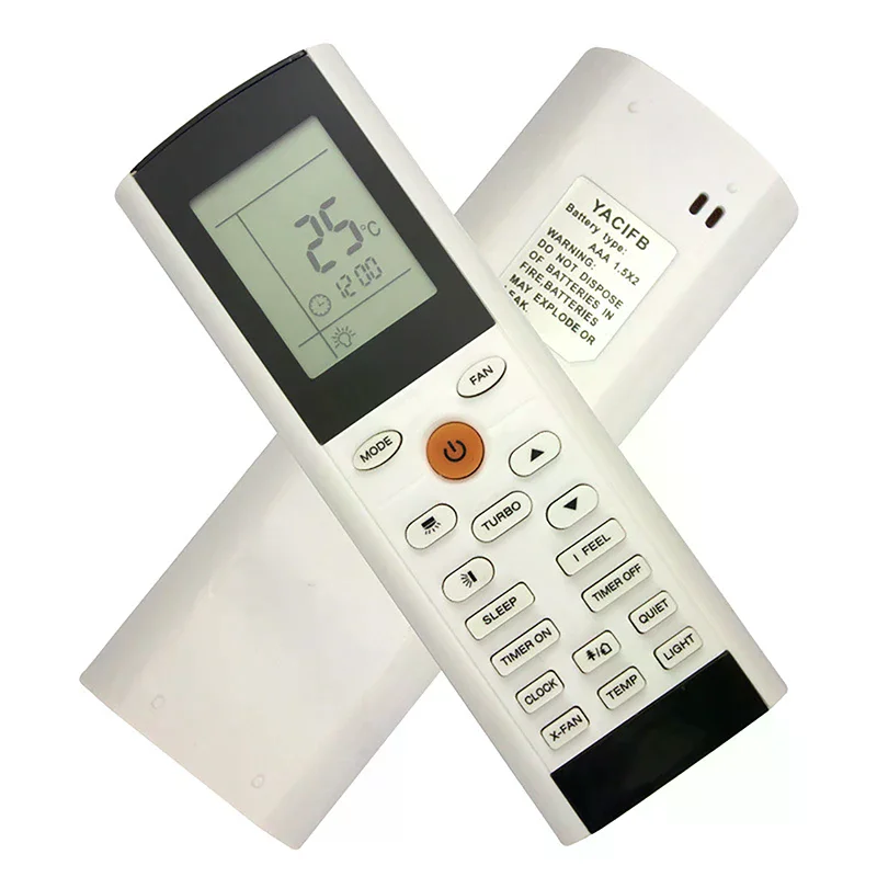 Universal Air Conditioner Remote Control YACIFB Compatible with Gree ELECTROLUX MSHV25D1S - Replacement Remote Controller