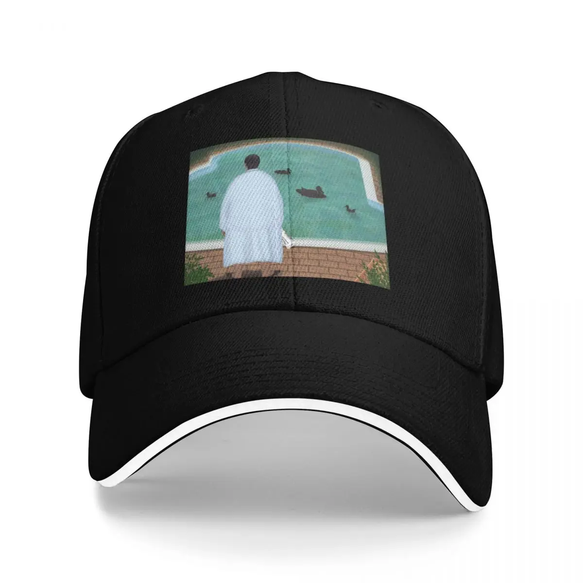 

Him, with those ducks... Baseball Cap designer cap fishing caps man hats for men Sunhat For Women Men's