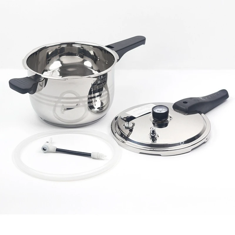 Dental Lab Denture Curing Pressure Pot Sterilizing Pneumatic Polymerizing Pot with Pressure Gauge.