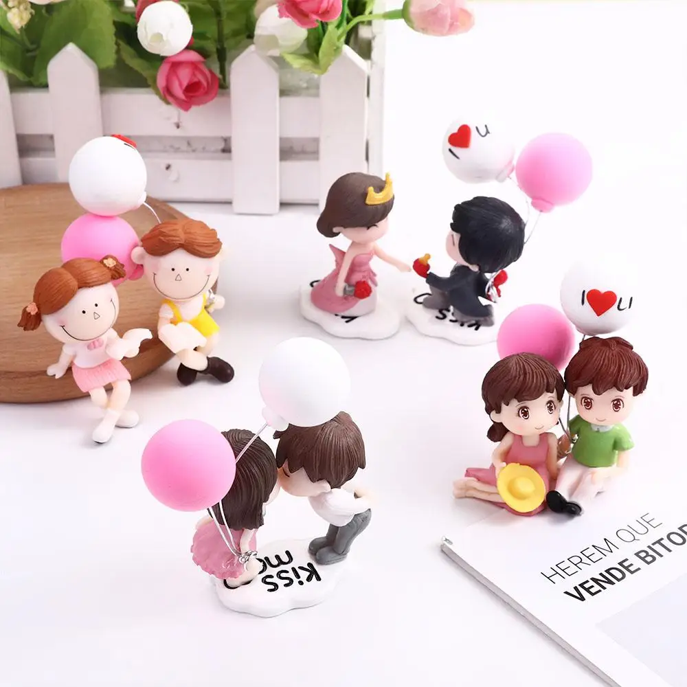 

Home Decor Creative Girls Gifts Center Console Dashboard Figure Cartoon Couples Action Figure Car Ornaments Car Decoration