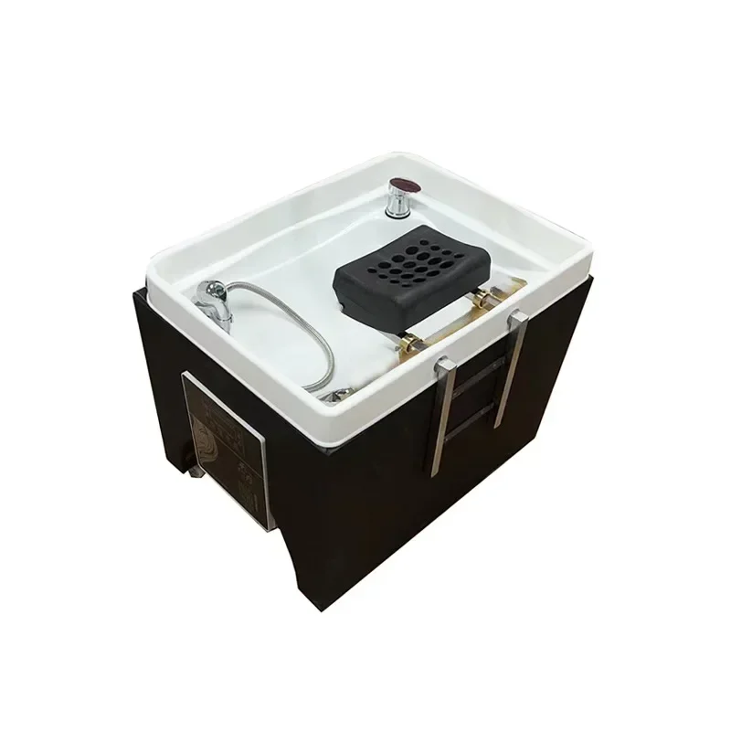 Mobile Head Treatment Basin Water Circulation Shampoo Bed Beauty, Hairdressing, and Barber Shop Shampoo Rack