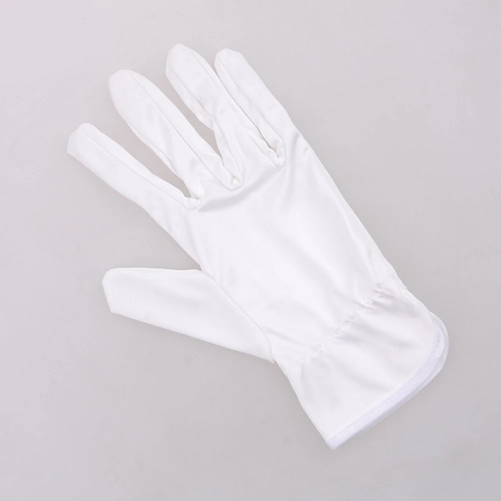 

Lightweight Protective Gloves Soft Fiber Durable Comfortable Stretchy One Size Fits Most Gardening Cleaning Industrial