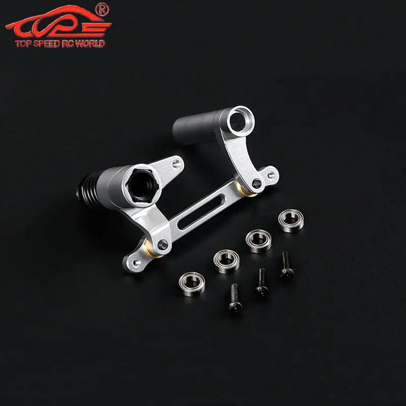 

Upgrade CNC Metal Steering Kit for 1/8 HPI Racing Savage XL FLUX ROFUN ROVAN TORLAND Monster Brushless Truck Rc Car Parts