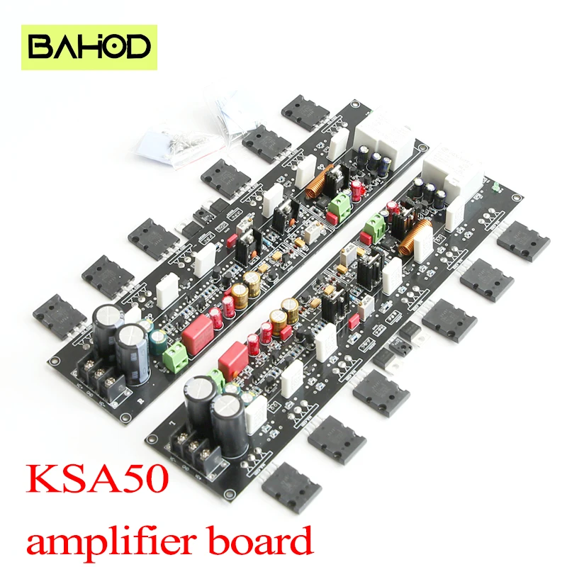 KSA50 High Power HIFI Audiophile Class A and B Pure Rear Adjustable Class A Amplifier Board (1 pair)