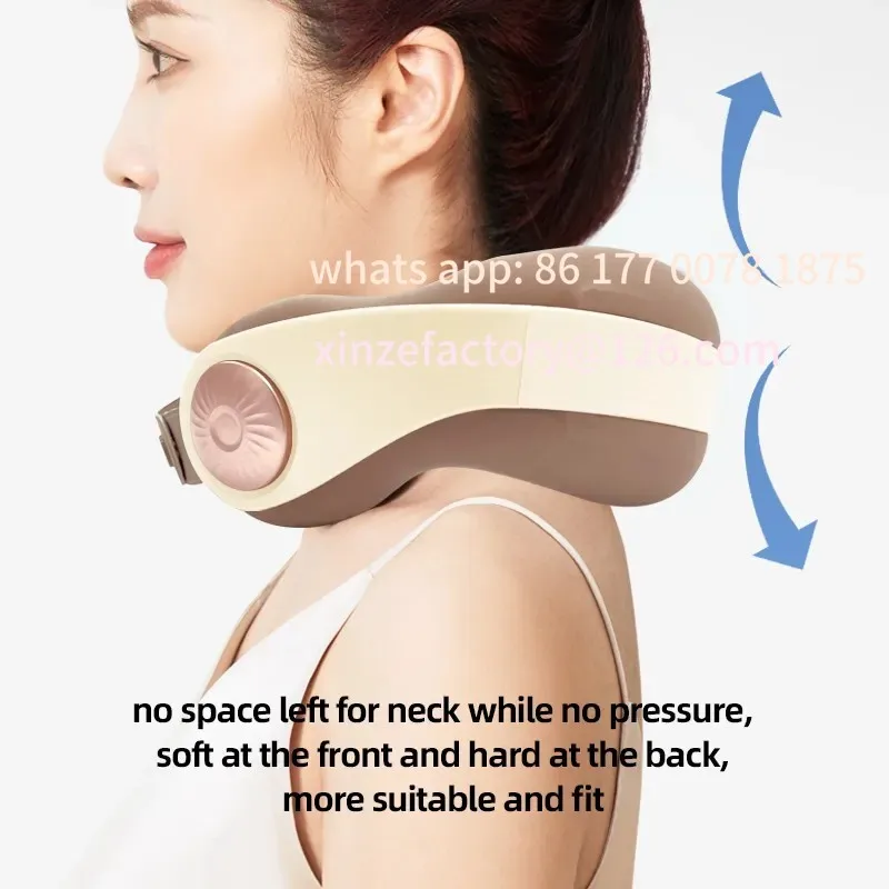 

Customizable Neck Massager with Heat Cordless Neck Massager for Pain Relief Deep Tissue, Kneading Neck Massage Portable Heated