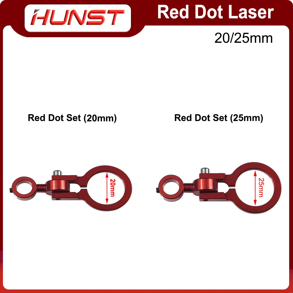 Imagem -04 - Hunst-red Dot Holder Grupo Dispositivo Módulo Diodo Posicionamento Gravação a Laser Cabeça de Corte Dc5v Dia 20 25 mm Diy