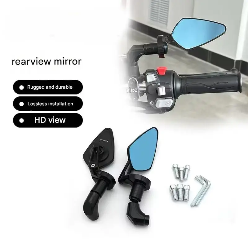 BENDA Modified Rear View Mirror Anti-glare Mirror Fit Dark Flag 950/500 ChinchiIIa500/350