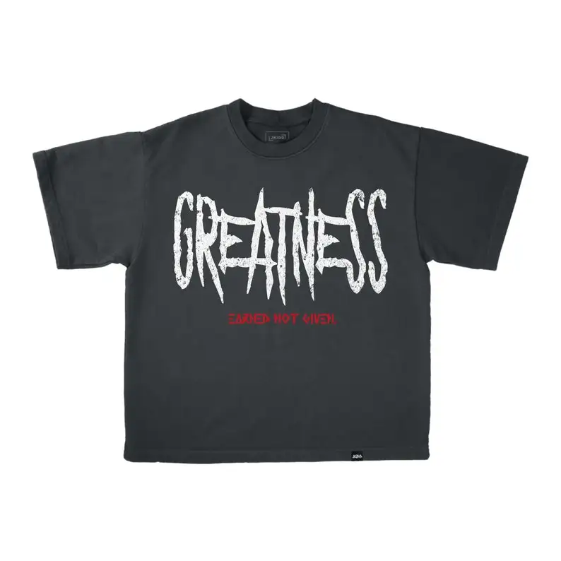 Greatness Boxy Vintage Tee - 7.6oz Heavyweight T-Shirt/260gsm