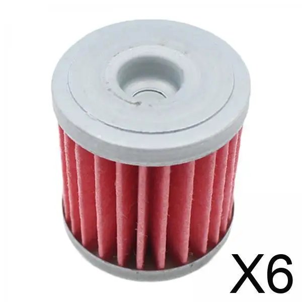 

6xMotorcycle Oil Filter Compact Accessories for Kawasaki KX250F 2004-2019