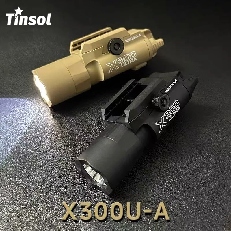 TINSOL X300U-A Multi-Functional Tactical Light: Fits 20mm Rail, for Toy Airsoft Guns, Hunting, CS Matches & Wargames