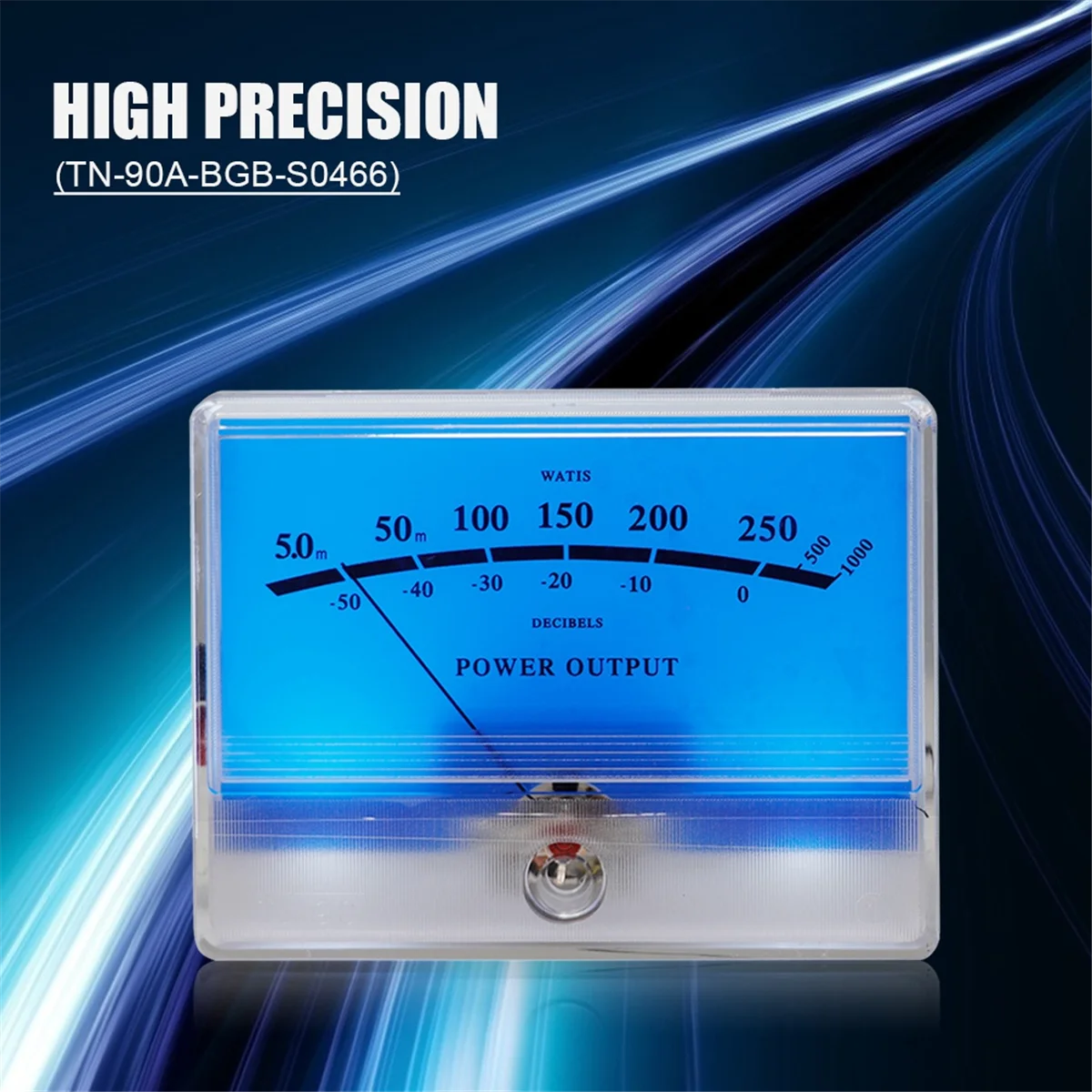 TN90A Pointer VU Meter High-Precision Digital Power Meter Head Level Indicator Audio Spectrum for Speaker Amplifier