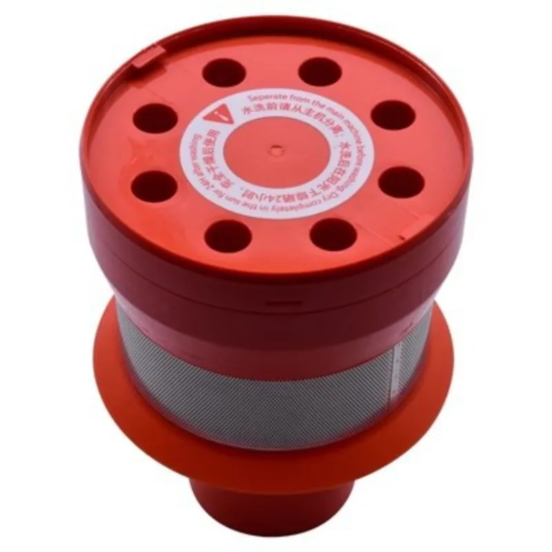 

Совместим с беспроводным пылесосом 1C/K10, красный циклонный фильтр, высококачественный оригинальный сменный фильтр в сборе.