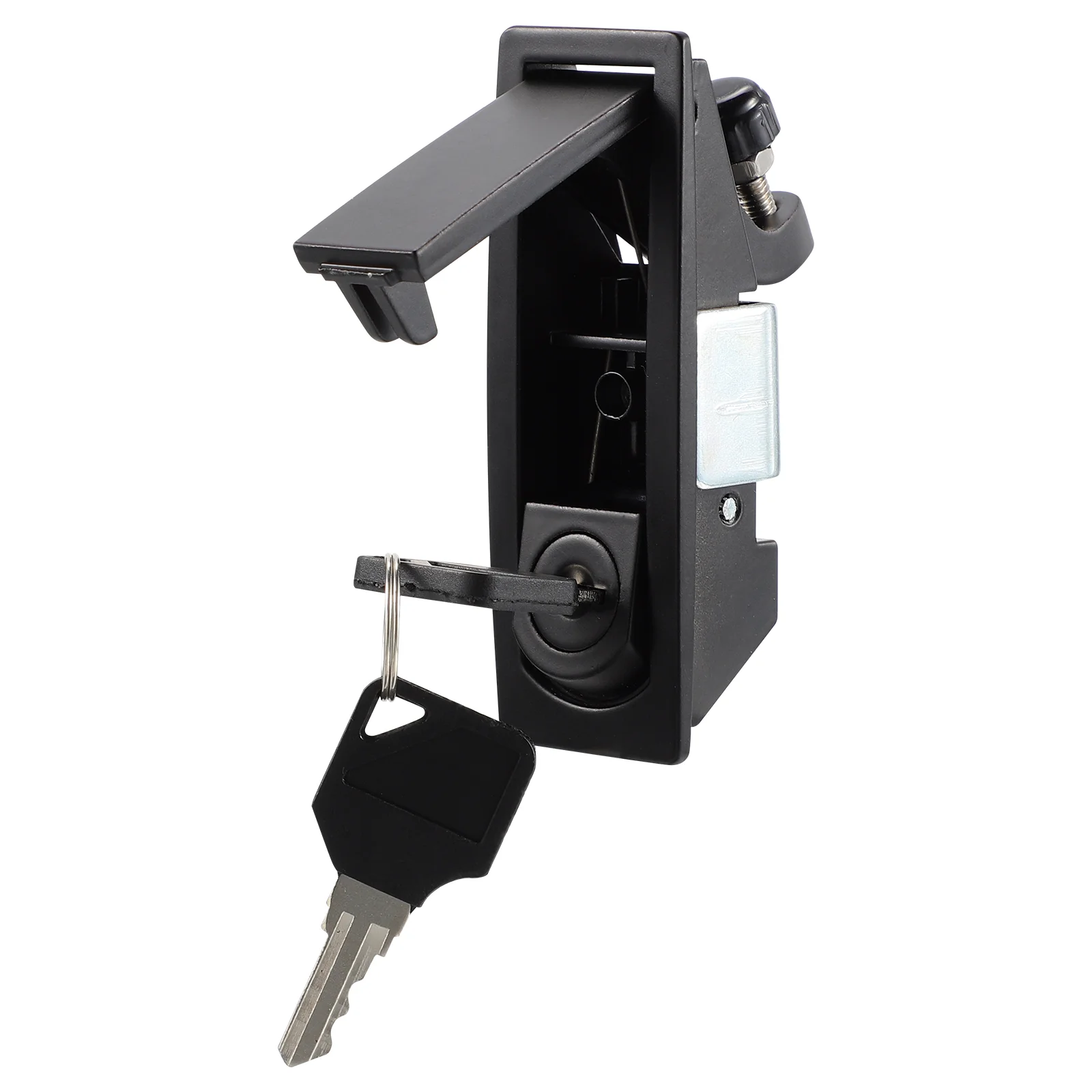 2 Sets Compression Latch Zinc Alloy Latches with Keys Lock Distribution Box Hand Operated Pp