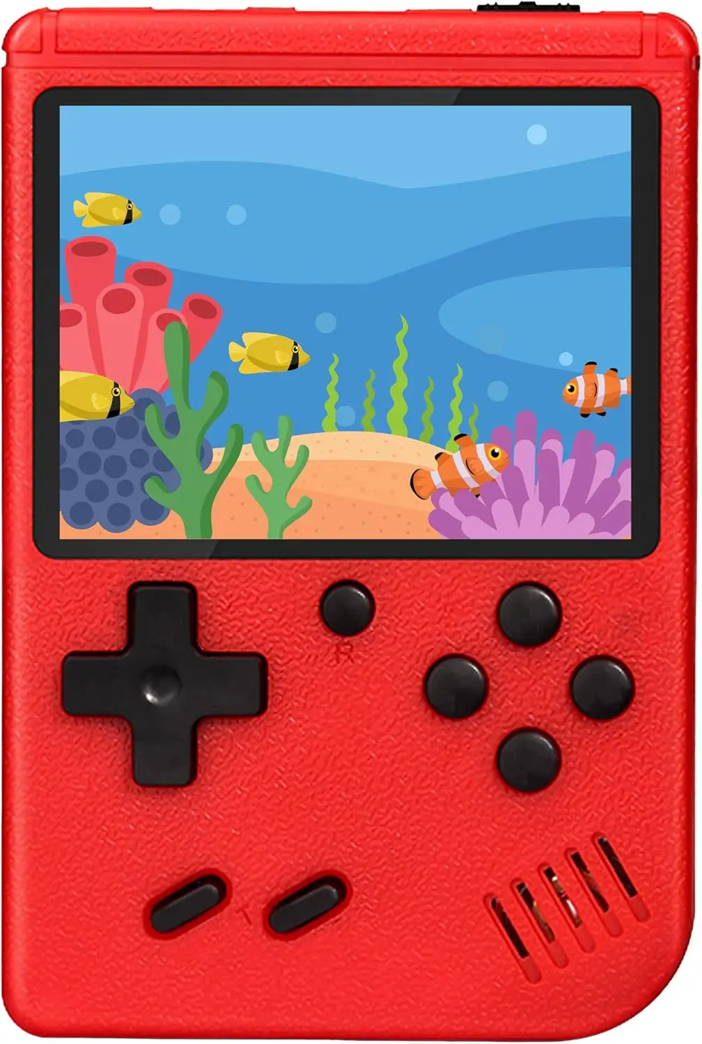 Czerwona Retro Klasyczna Konsola Przenośna dla Dzieci z 400 Grami, Możliwość Ładowania i Podłączenia do Telewizora