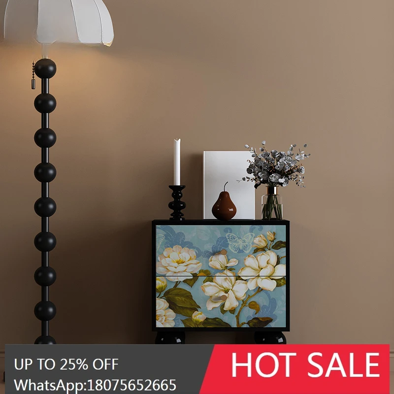 solid wood storage multi-functional integrated small cabinet household bedside shelf side cabinet