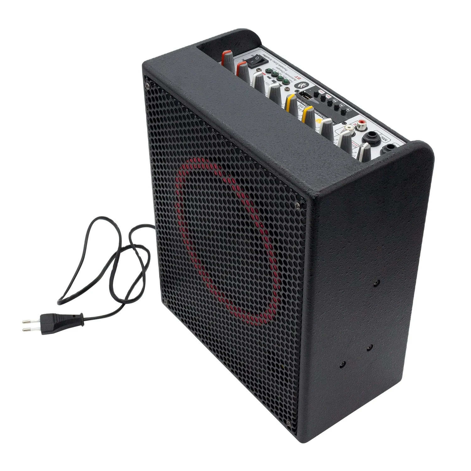

Professional BT portable Amplifier Speaker with microphone remote control
