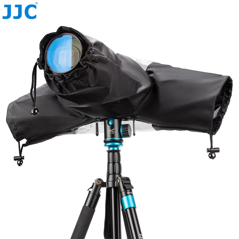 JJC Portable Camera Rain Cover Rain Shade Waterproof Raincoat Raincover DSLR Camera Accessories for Canon Nikon Sony Olympus