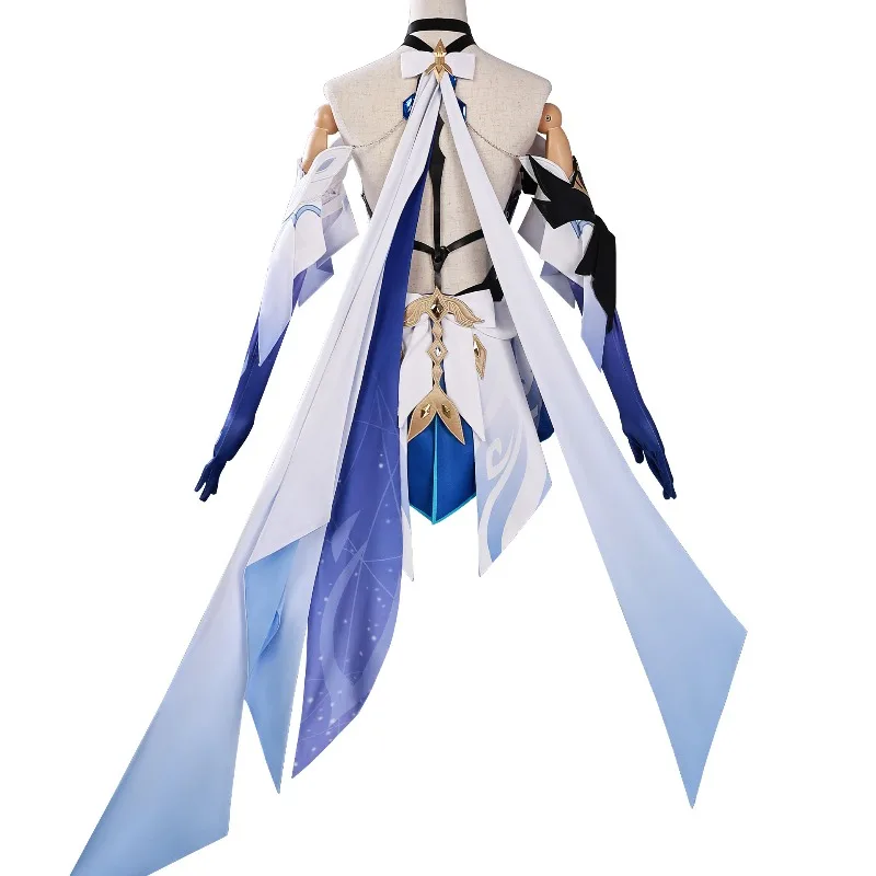 Juego Genshin Impact Skirk, disfraz de Cosplay, conjunto completo de uniforme, accesorios de juego de rol, Carnaval para adultos, vestido de fiesta de Halloween para mujer