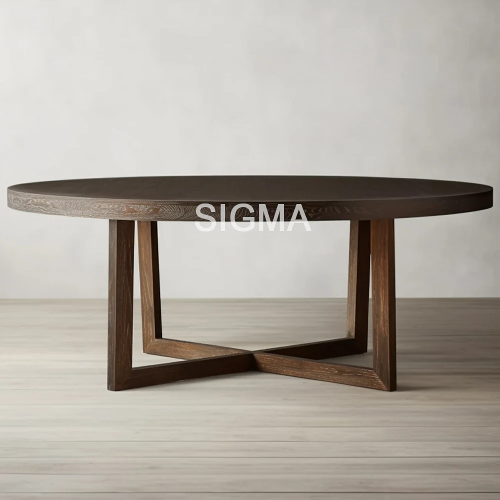 Sigma Modern Wood Dining Room Set Ladder Back Chairs Eco-Friendly Convertible Space-Saving Durable Comfortable Home Hotel School