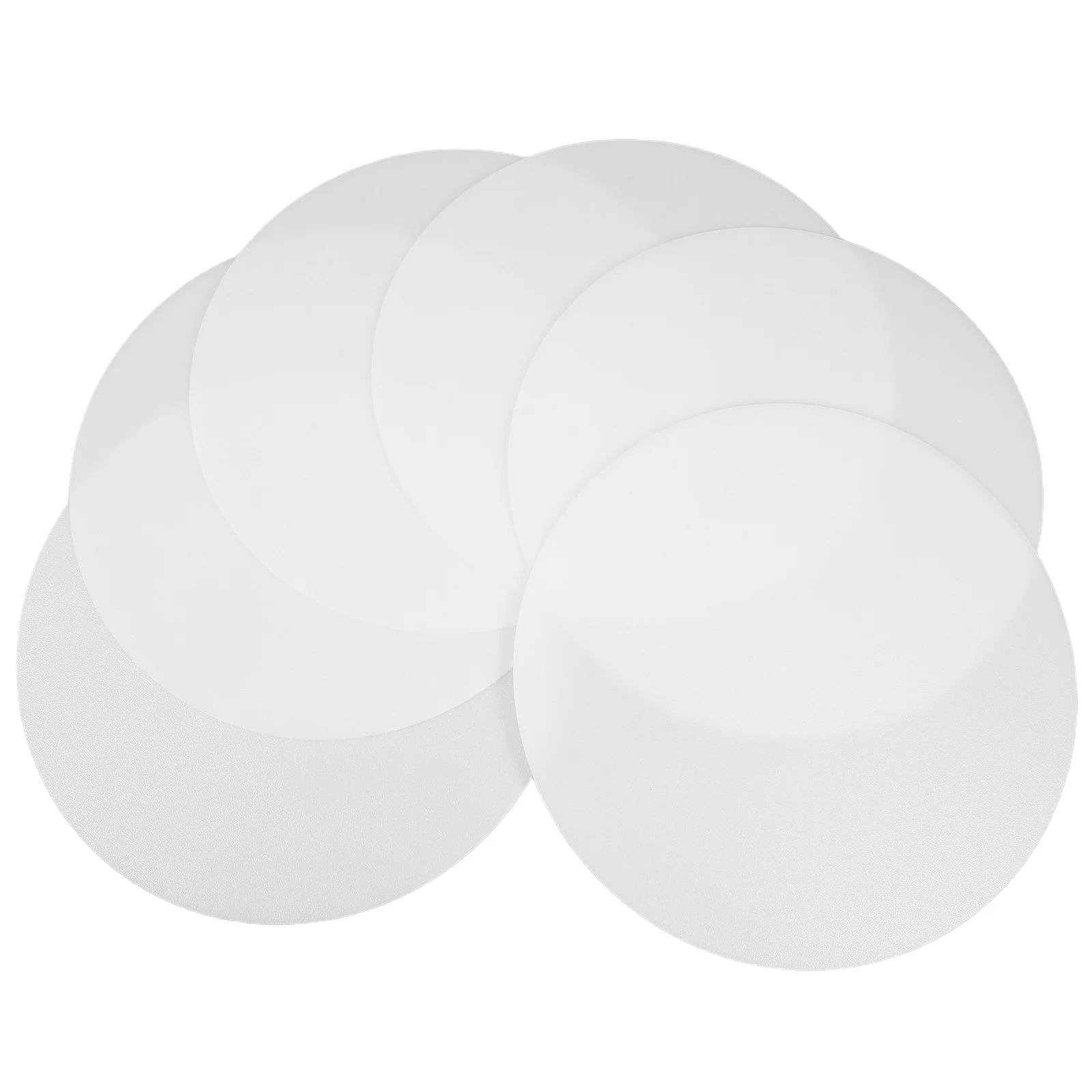 

6Pcs Lampshade Diffuser Flat Acrylic LED Downlight Cover Anti-Glare Light Diffusion Replacement for Ceiling Chandelier Spotlight