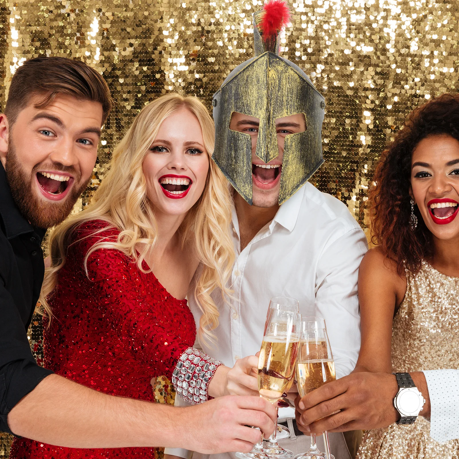 

1Pcs Cosplay Hat Warrior Headwear One Size Fits Most Comfortable Lightweight Material Cool Mysterious Performance