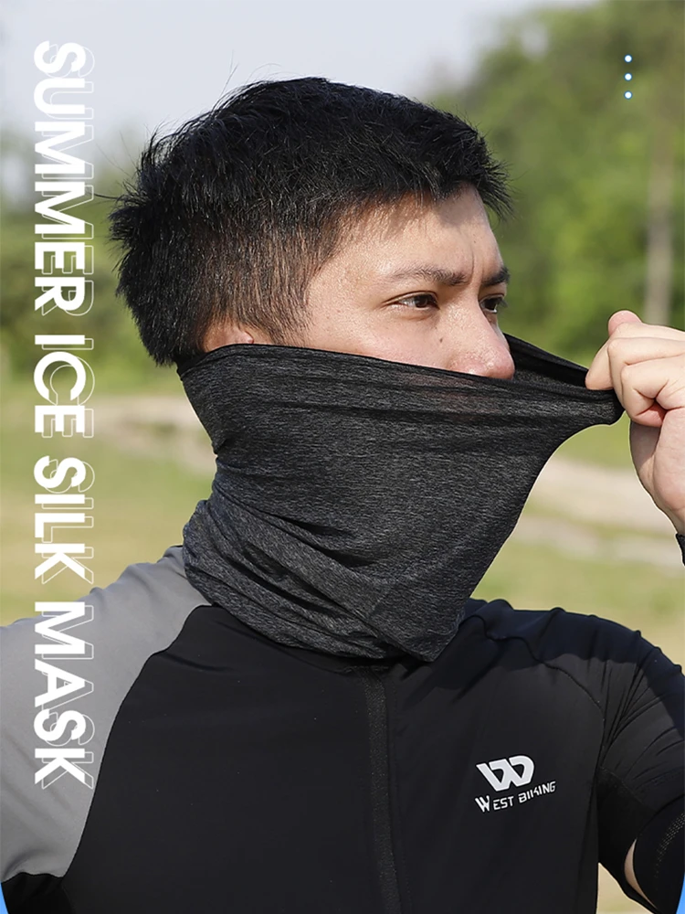 AliExpress West Biking WEST BIKING Men's Summer UV Protection Cycling Scarf Face Mask Running Headband Motorcycle Bandana Cooling Sport Gear