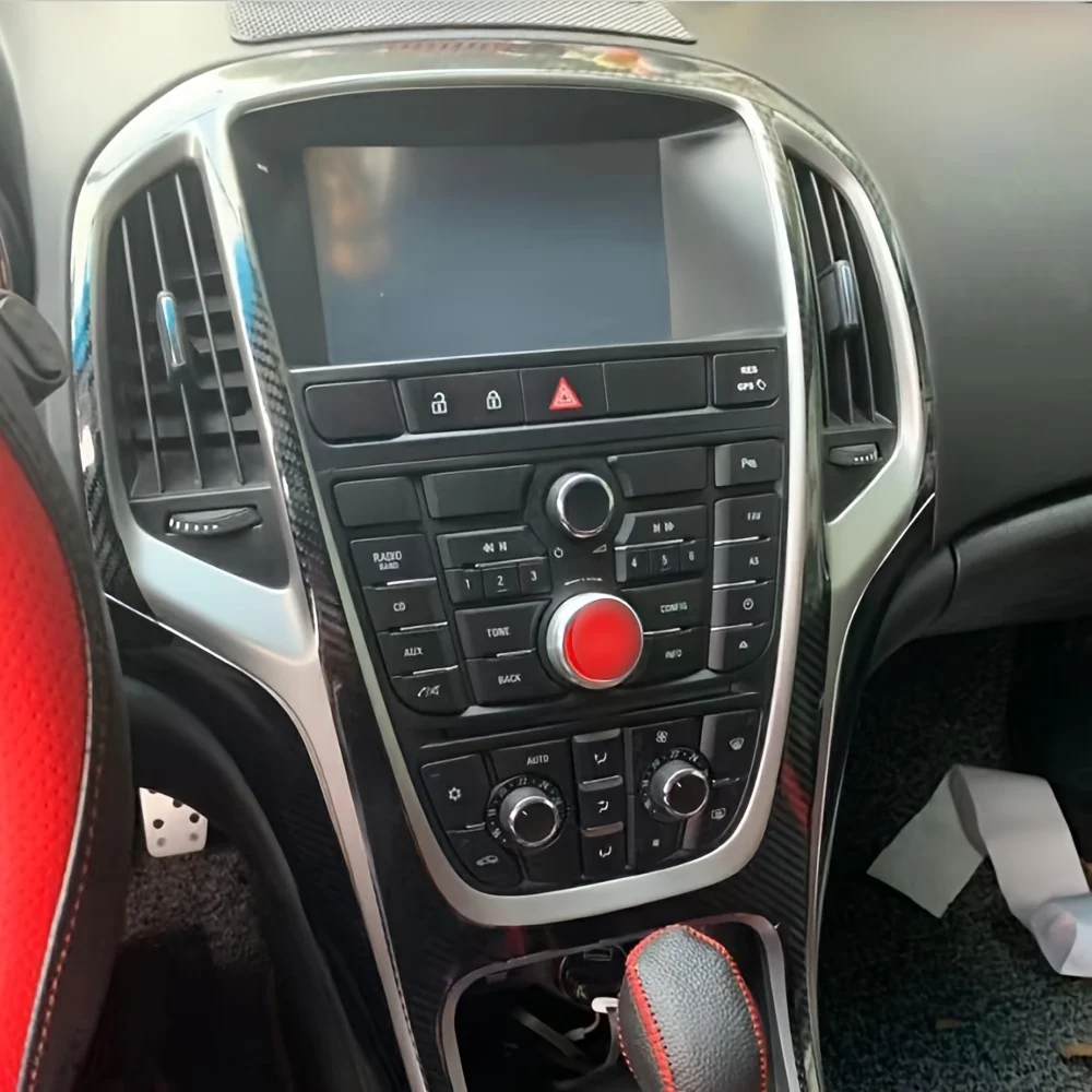 

for BUICK Excelle GT XT 2010-2014 Interior Central Control Panel Door Handle Carbon Fiber Stickers Decals Car styling Accessorie