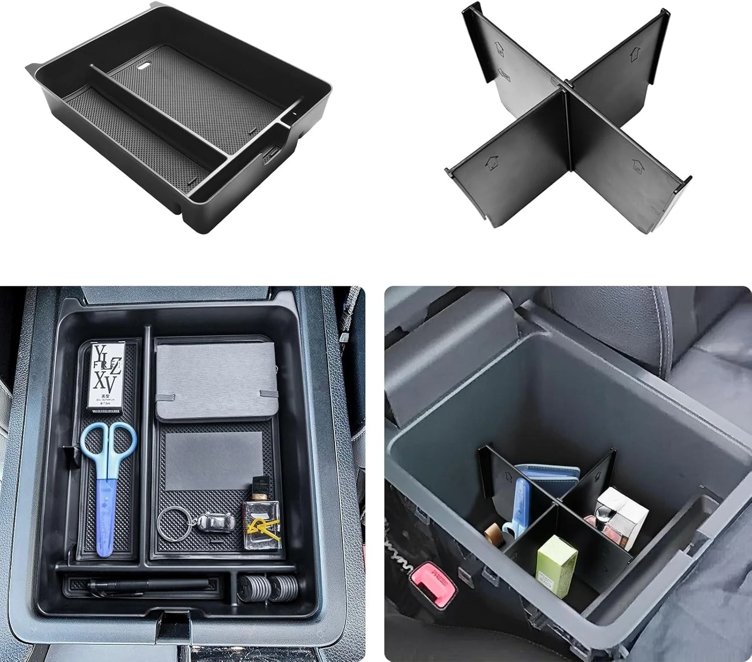 

Tucknbox Center Console Organizer for Honda Pilot 2023-2025/2024 2025 Ridgeline / 2024-2026 Passport Interior Tray Accessories
