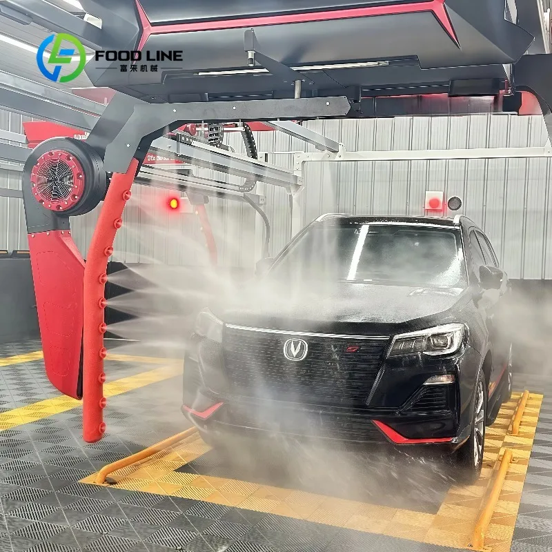 Customized automatic touchless car wash machine car washing system powerful air drying function for unattended car wash stations