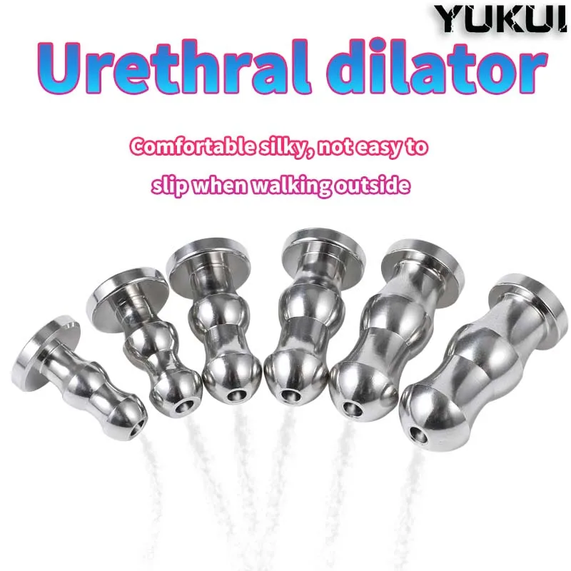 Penis Urinary Plug Stainless Steel Urethra Catheter Time-Delay Sex Toys For Man Urethral Stimulate Dilator Masturbation Messager