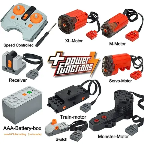 तकनीकी भाग संगत 91994 74784 61927 बहु शक्ति कार्यों इमदादी ब्लॉक ट्रेन इंजन एक्सएल मोटर पीएफ मॉडल सेट 88002 Leduo 10 best sales लेगो इंजन - №6