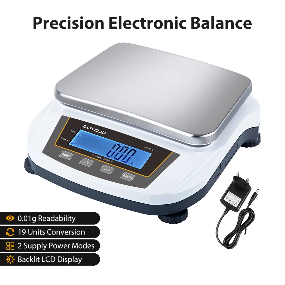 5kg Precision Jewelry Scale 0.01g Lab Digital Electronic Analytical Balance CE Certified 2kg Kitchen Weighing Scales