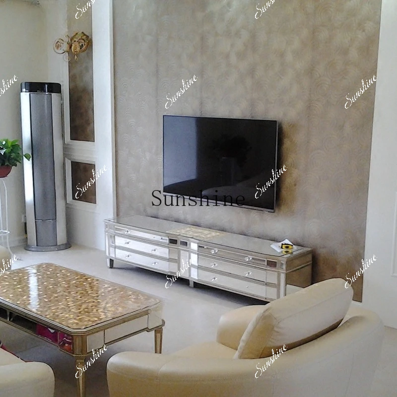 

Mirror furniture TV cabinet Edge locker Decorative cabinet Modern style FT