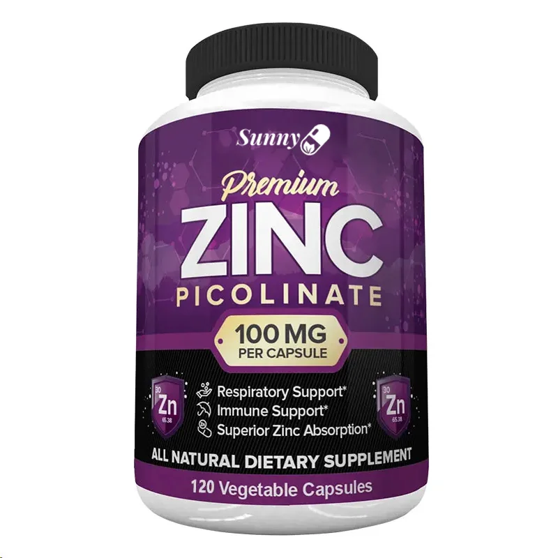 Premium Zinc Picolinate 100mg - Immune System Supplement, Vitamin For Skin, Hair & Nails, Respiratory , Cell Regeneration