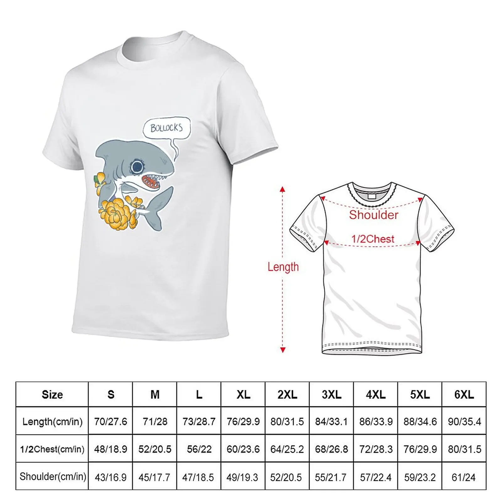 Bollocks T-Shirt Work Short Sleeve Cotton Top