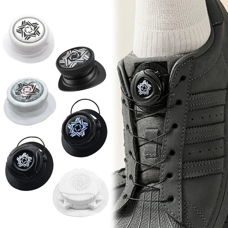 5 paar Metall Draht Swivel Automatische Schnalle Seil Sneaker Schnürsenkel Für Kinder & Erwachsene Keine Krawatte Schnürsenkel Quick Lock
