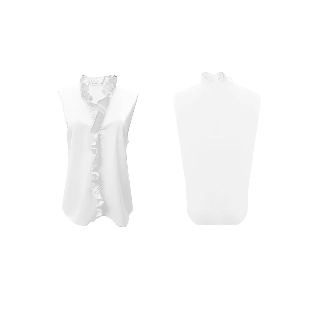 เสื้อกล้ามสตรีสุภาพสตรีฤดูร้อน Dressy แขนกุดธุรกิจเสื้อลําลองเสื้อทํางานสํานักงาน