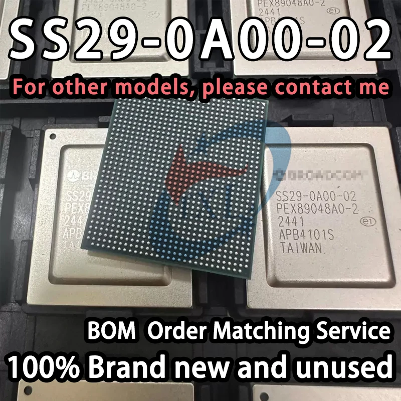 [100% Brand New] SS29-0A00-02 PEX89048A0-2 PCIe 5.0 48-Channel Managed Switch Chip (Pcie Switch)