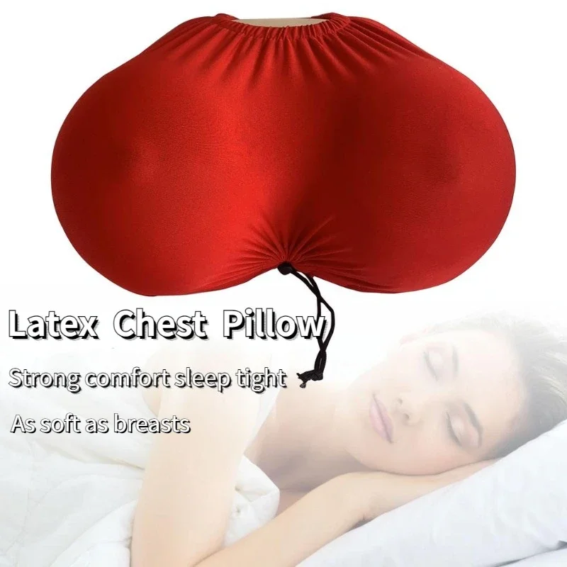 2024 Newest Home Latex Pillow Chest Pillow Back Pillow Chest Pad Fabric Comfortable Side Sleeping Cushion Factory Direct Sales