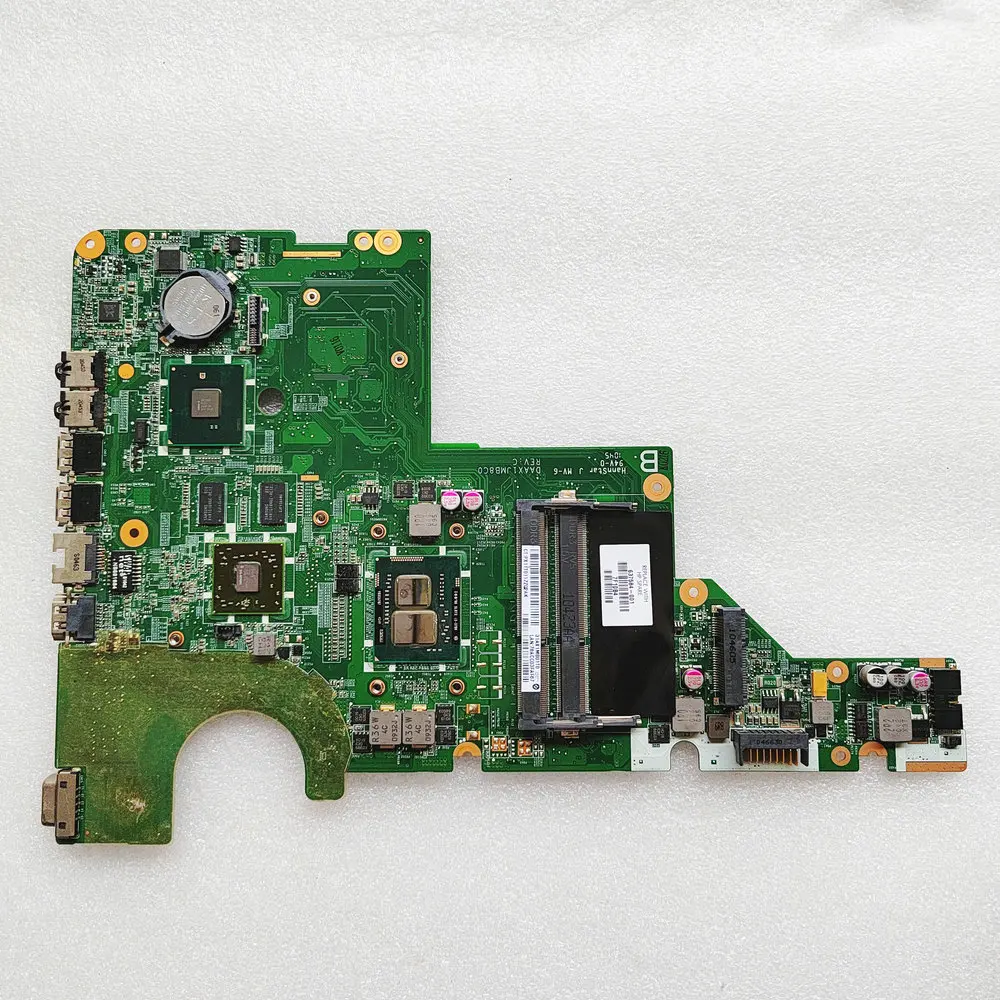 Imagem -02 - para hp Pavilion G62 Cq62 G42 Cq42 Motherboard Laptop 637584001 I3370m Cpu do Dissipador de Calor Mais 512mb Gpu Hm55 Ddr3 Daax1jmb8c0