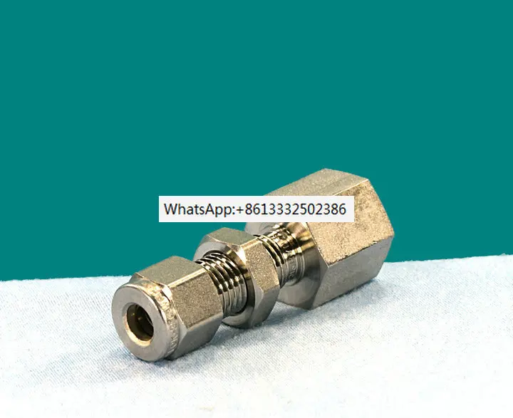 [SS-400-71-4]/Ferrule/Plate joint 1/4in Ferrule x1/4 in NPT