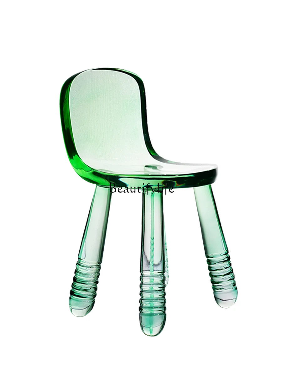 Hotel Leisure Area Chair Transparent Resin Crystal Acrylic Chair