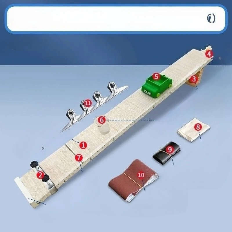 Inclined Plane Car Experiment Kit for Physics Mechanics Teaching