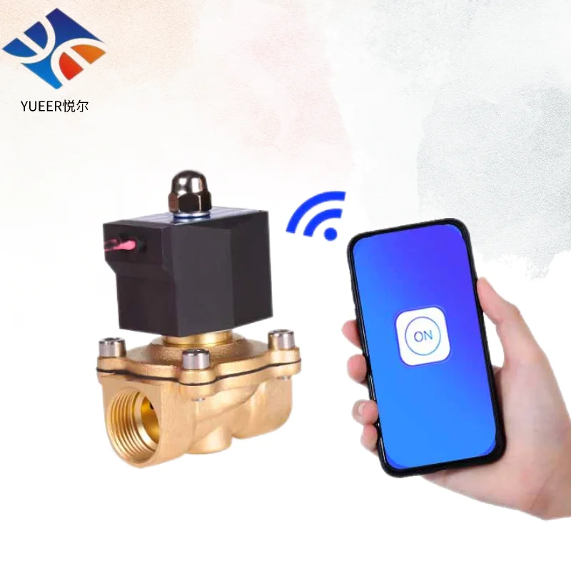 High Quality Smart Wi-Fi Control Solenoid Valve NPT Connection Normally Closed Brass Solenoid Valve Used to Control Water Pipes