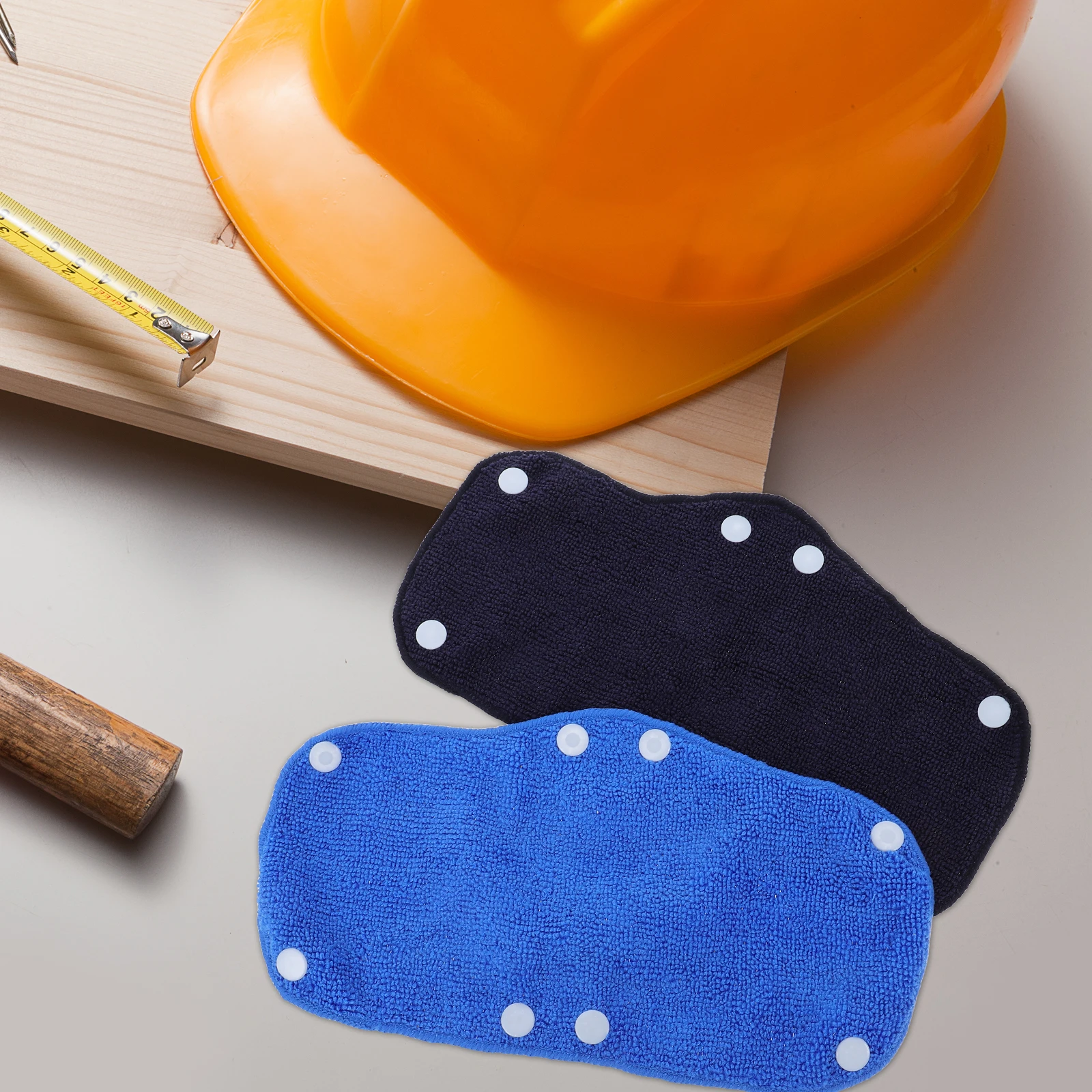 

6pcs HardHat Comfortable Clipon Washable Polyester Cap Worker Hardhat Sweatbands Liners SafetyHelmet Accessories