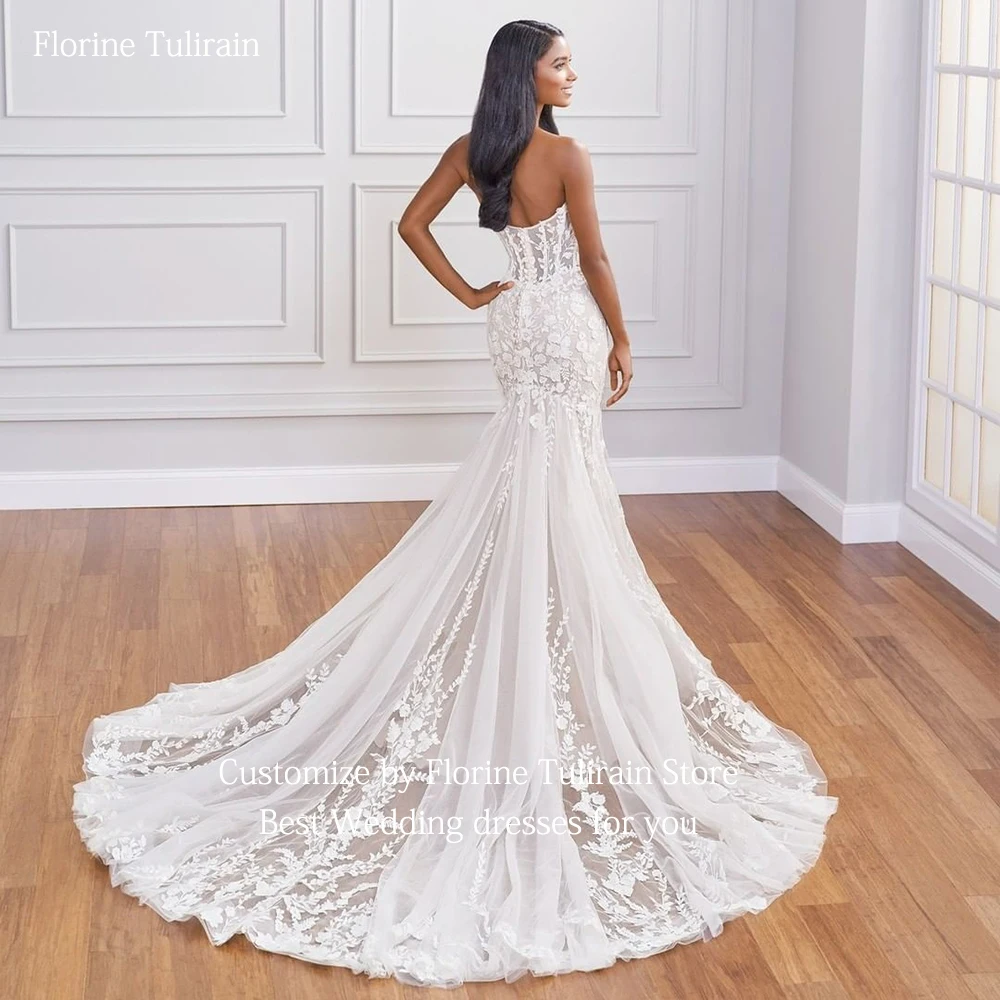 Bespoke szata De Mariée Sexy Off the Shoulder Backless elegancka linia a długość podłogi sąd suknie ślubne z trenem dla narzeczonych 2023