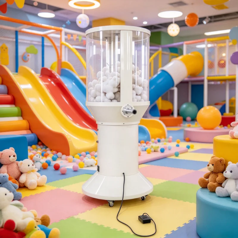 Foot Pedal Operated Portable Semi Automatic Stuffing Machine Safe For Kids DIY Plush Doll Stuffed Animal Making Customized